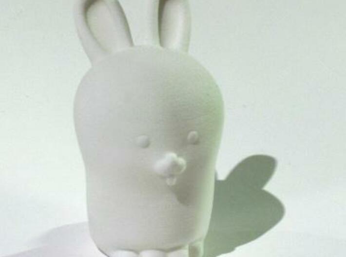 Glenda the Bunny 3d printed note: this picture is of an earlier version. See the previous image for differences.