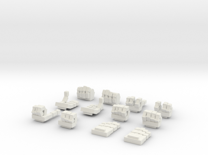 MG Wing Expressive Hands VALUE PACK 3d printed
