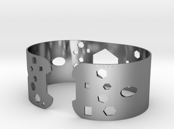 Geometric bracelet 3d printed