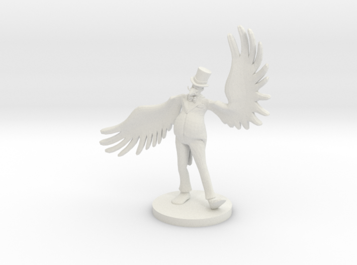Fat Bird Salesman 3d printed
