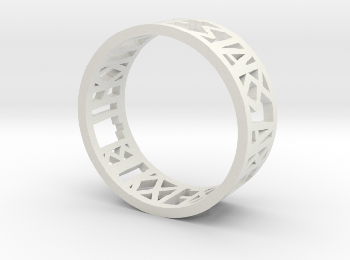 Hamlet Quote Ring_Bend 3d printed