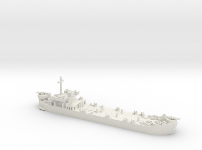 1/700 LST MkII Early 2x LCVP 3d printed