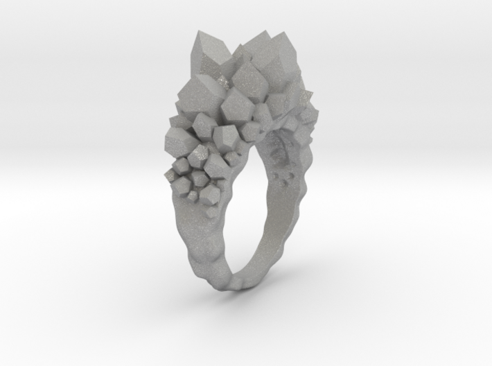 Crystal Ring size 6,5 3d printed