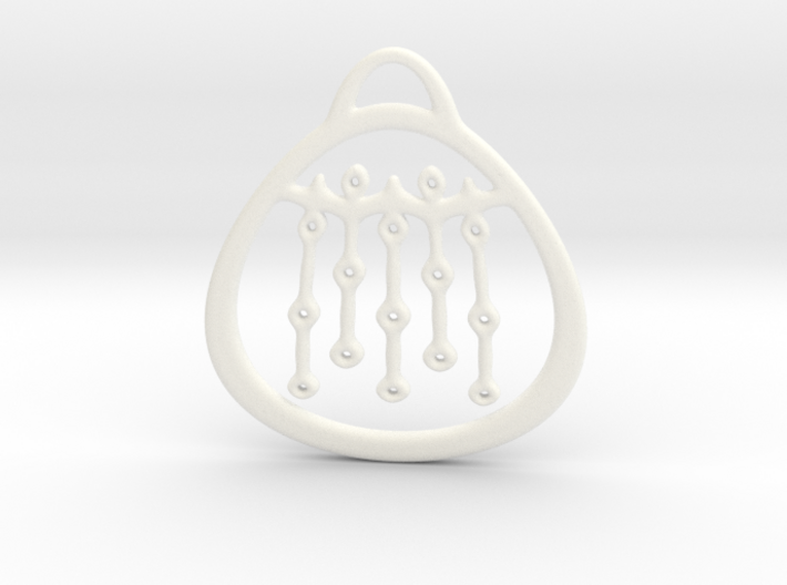 From series &quot;Perforations &quot; - variant I. Pendant 3d printed