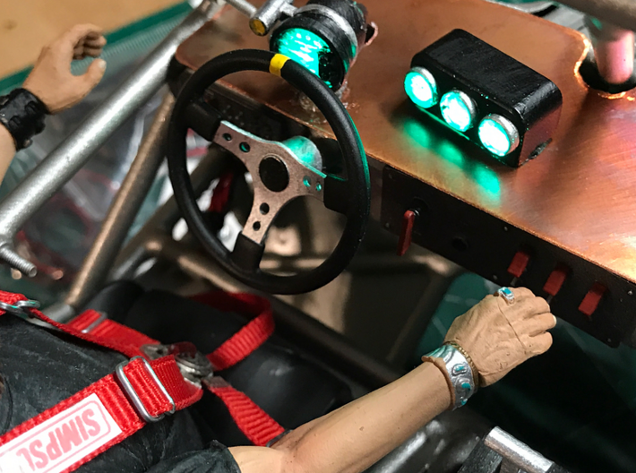 Tachometer with Shift Light Scale RC Crawler Truck 3d printed