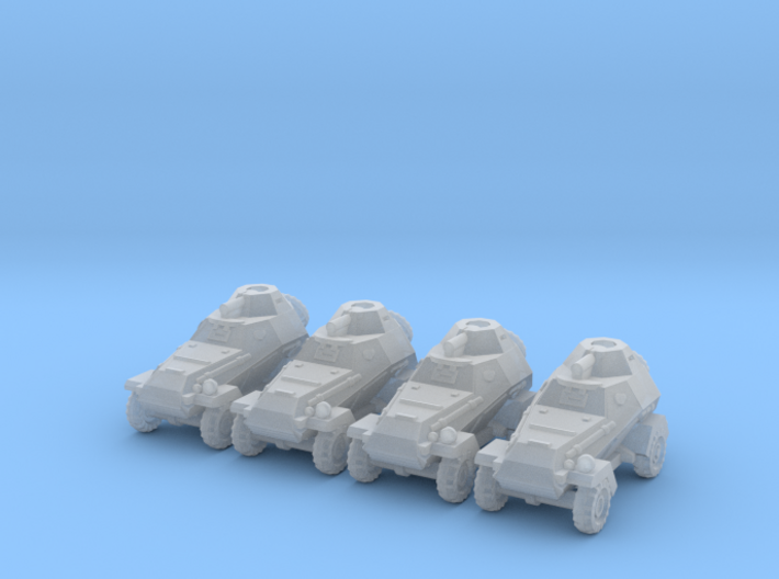 6mm BA-64 armored cars (4) 3d printed 