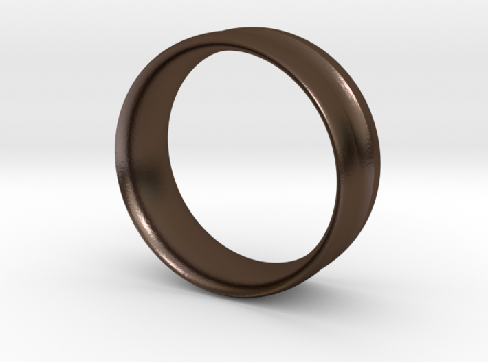 SingleGroove Ring size 9 3d printed
