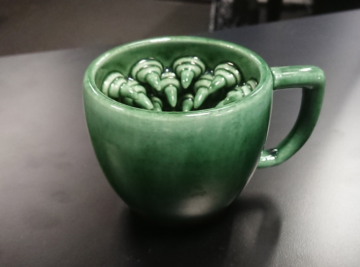 Carnivorous Coffee Cup - Iteration 2.0 3d printed
