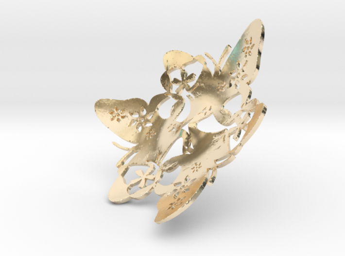 Butterfly Bowl 1 - d=10cm 3d printed
