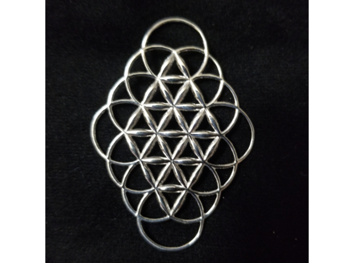 Seed of Love Pendant 2&quot; 3d printed