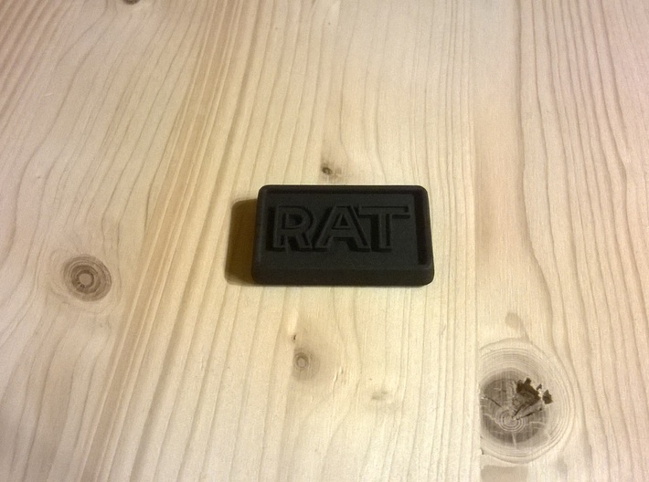 Badge for VW Golf 2 RAT rat Ratte 3d printed 