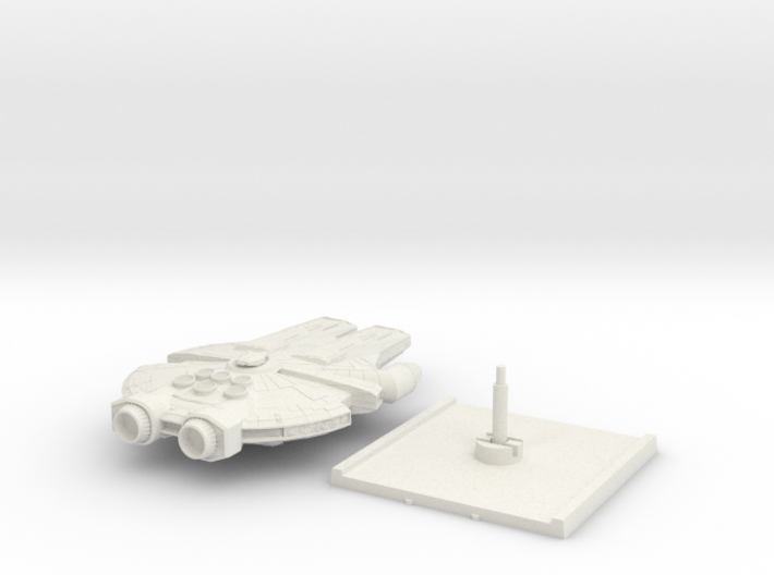 YT-90 Heavy Freighter with base 3d printed