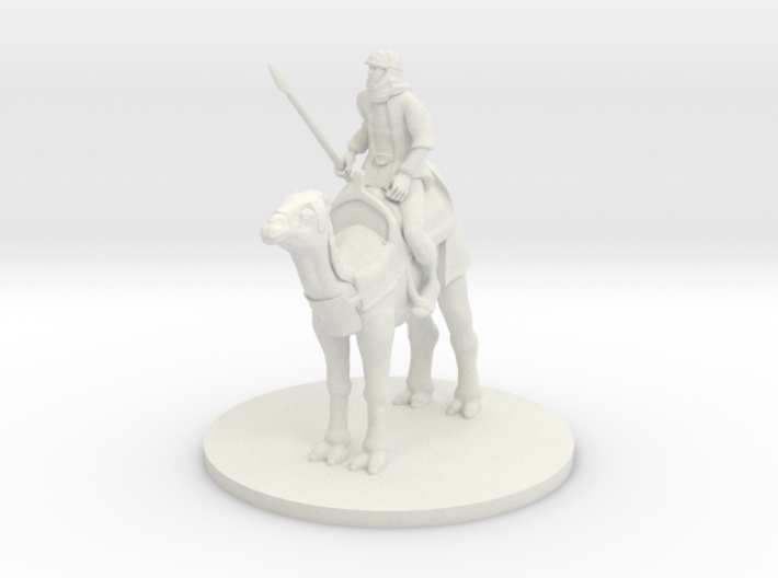 Desert Warrior on Camel 3d printed