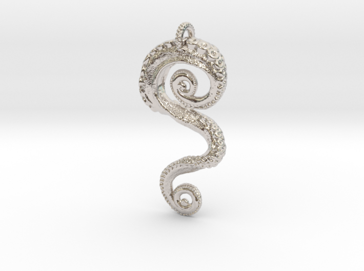 Tentacle Pendant 3d printed