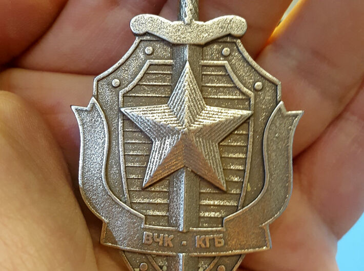 KGB Pendant 3d printed KGB