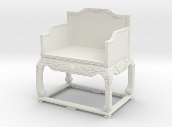 1/6 Chinese Traditional “Jiao YI” Chair 3d printed