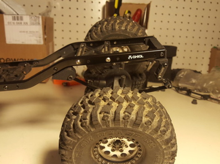 SCX10 Rear Leaf Spring Combo 3d printed 