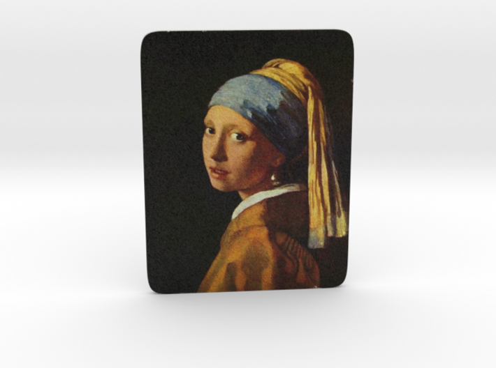 Girl with a Pearl Earring 3d printed