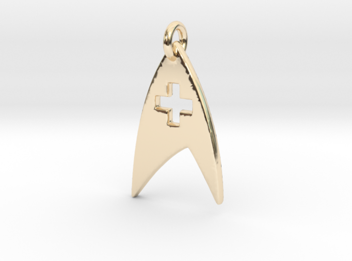 Star Trek - Starfleet Medical (Pendant) 3d printed