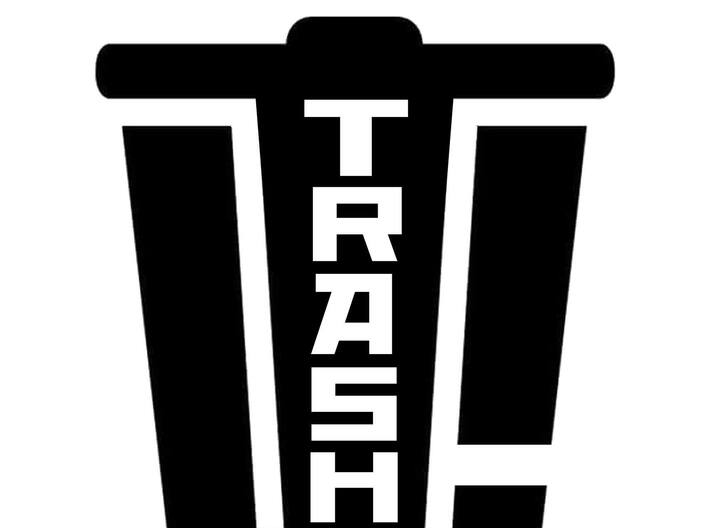 Trashlife Can 3d printed Trashy