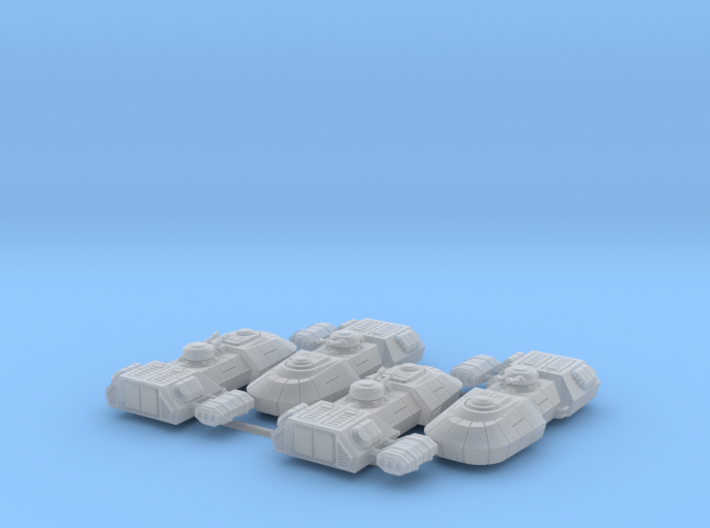 1/270 Rebel T1-B Tanks (4) 3d printed