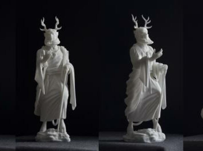 Beelzebub 3d printed Photographs of the final print in White Strong &amp; Flexible