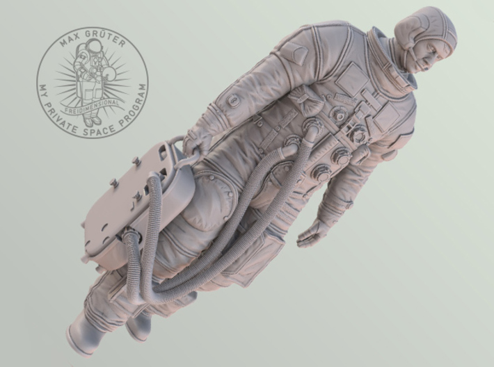 Apollo Astronaut Ready For GO / 1:6 3d printed 