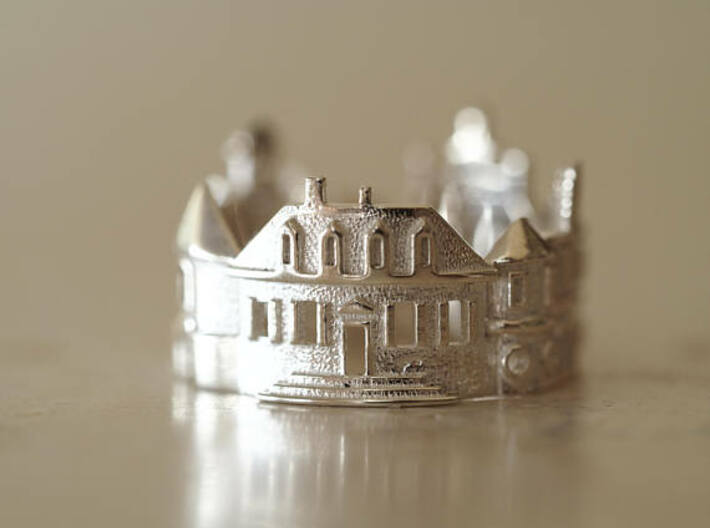 Williamsburg Ring - Architect Jewelry 3d printed