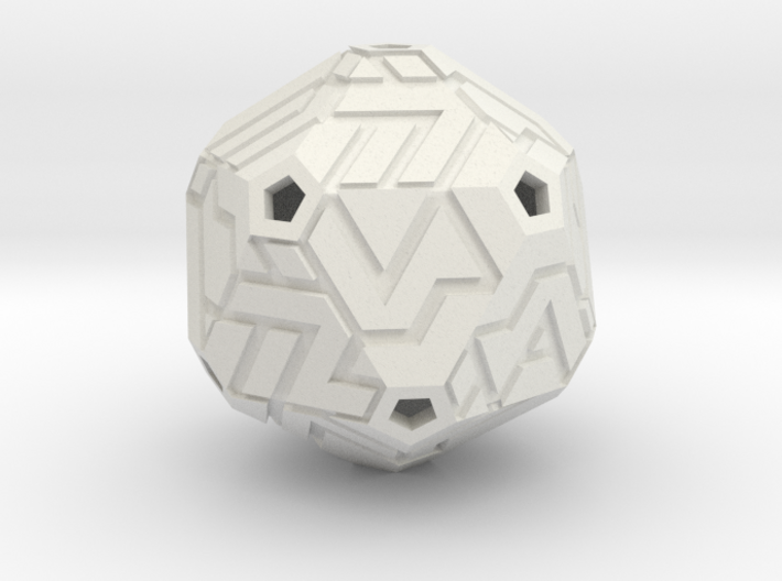 Cacography - D20 3d printed
