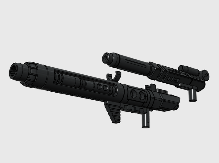 Terror Combiner's Blaster Set 3d printed 