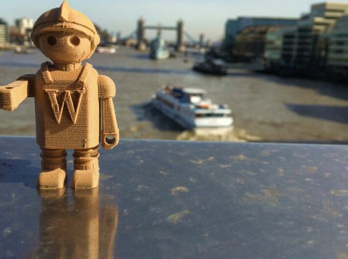 Wobbin 3d printed Wobbin on the River Thames