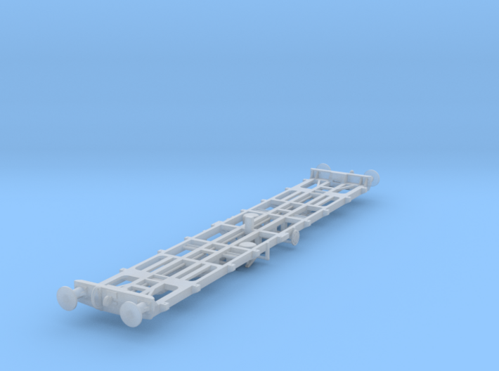 CIE 42ft LP Container Flat Wagon [A-4] round buff 3d printed