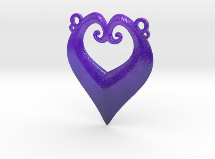 Heart-y IC Pendant 3d printed