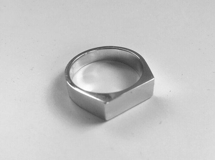 Seal Ring (gold/silver) 3d printed Ring