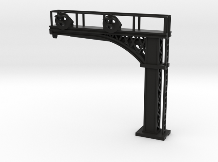 Cantilever Target 3 Lamp 2 Track - N 160:1 Scale 3d printed