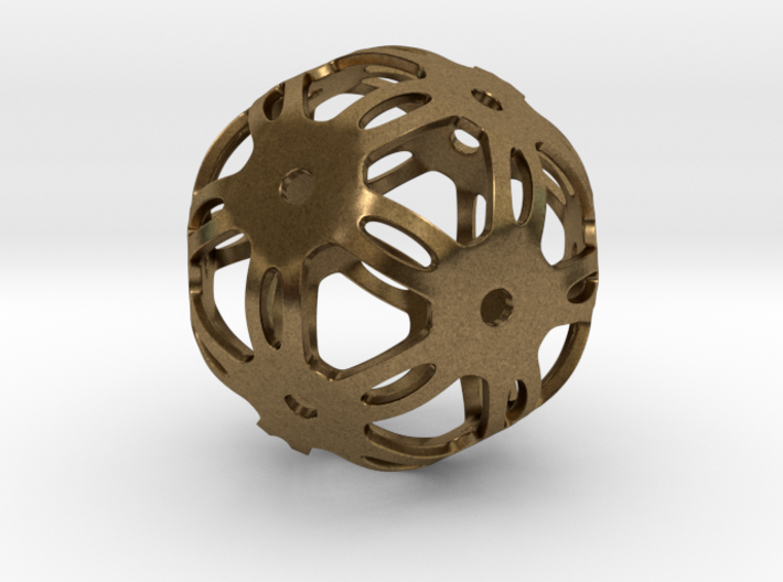 Well Rounded Symmetrical Sphere 3d printed