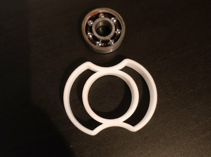 Micro Spinner 3d printed bearing size