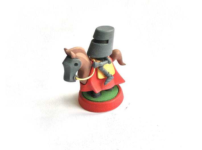 Chess piece - knight on horseback 3d printed
