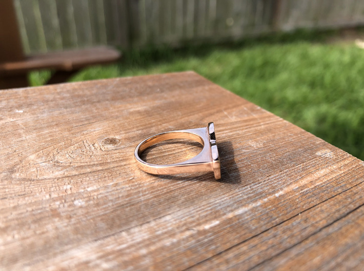 Glasses Ring 3d printed 