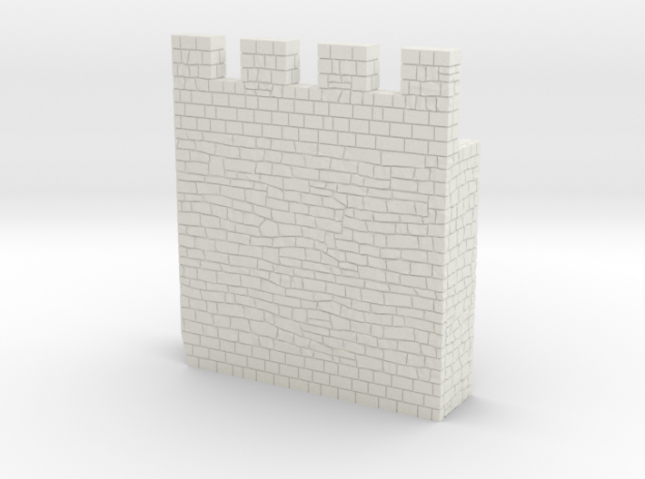 HOF035  - Castle wall 5 3d printed 