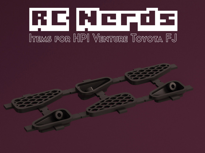 RCN102 Wipers cover for HPI Venture Toyota FJ 3d printed