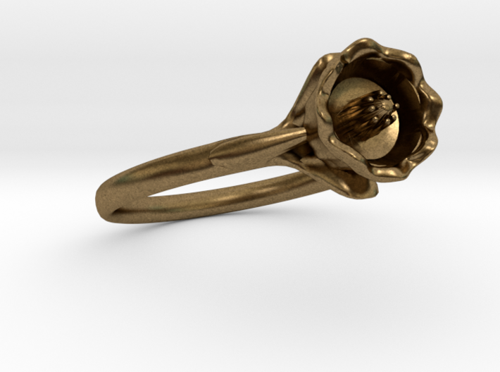 The Lily of The Valley Ring III 3d printed
