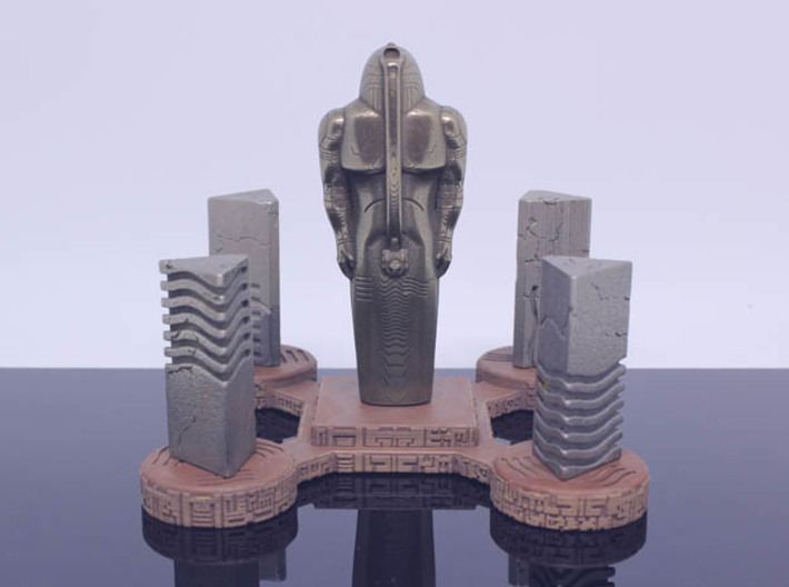 fifth element statue 3d printed 