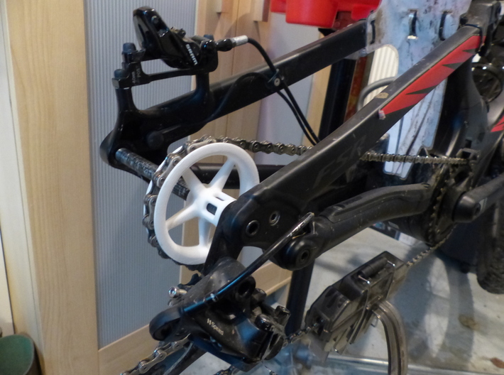 Mountain Bike Wheel Chain for Cleaning  3d printed 
