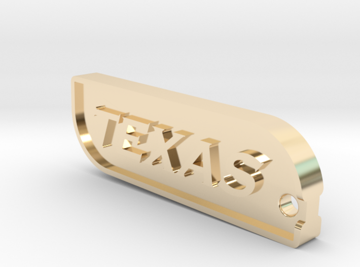 Dallas Texas Keychain 3d printed