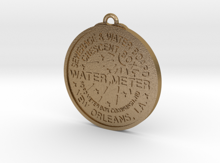 New Orleans Crescent box cover Pendant 3d printed