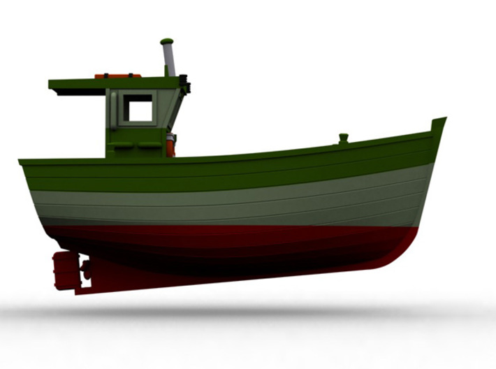 Nbat11  - Small fishing boat 3d printed 