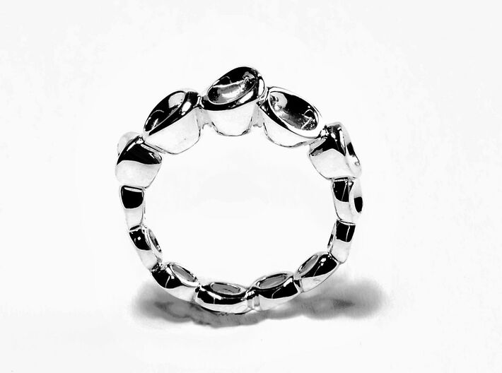 Biology Ring (From $13) 3d printed Silver Avatar Ring