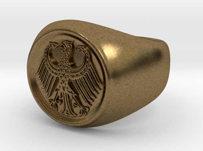 German Eagle Ring 3d printed