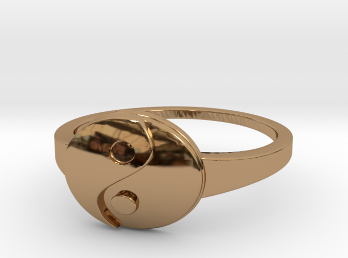 Yin-Yang Ring 3d printed